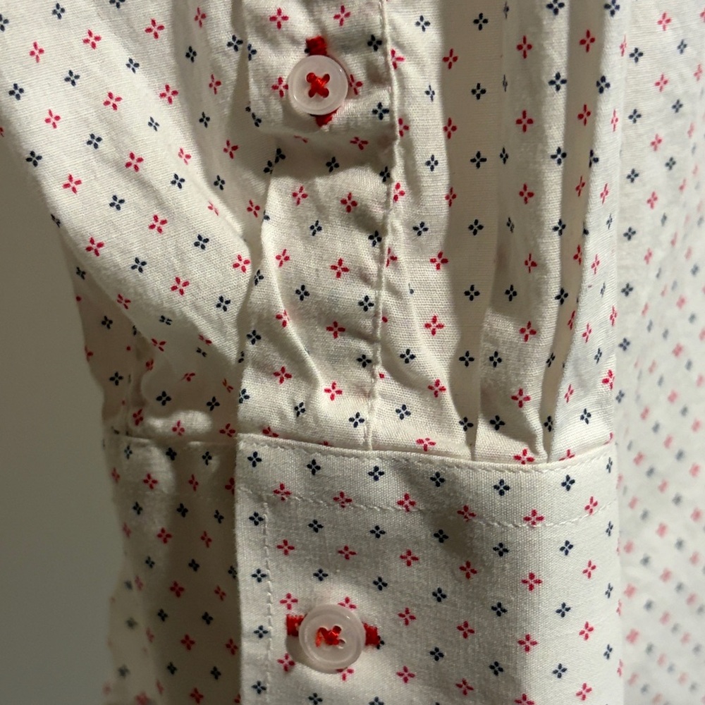 Nick Graham stylish dress shirt. Neck: 16-16.5. Sleeve 32/33. Cotton/spandex. - Picture 4 of 5